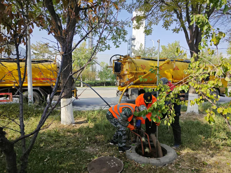 樱铁村厂区管道清洗